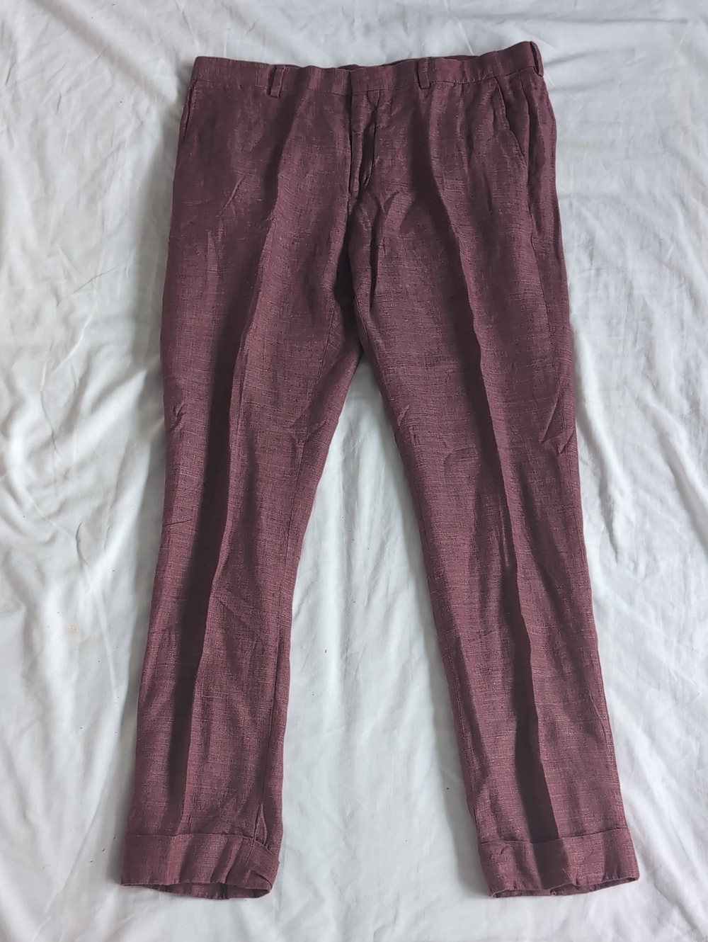Slim Murano Evan Fit Men's Linen Dress Pants